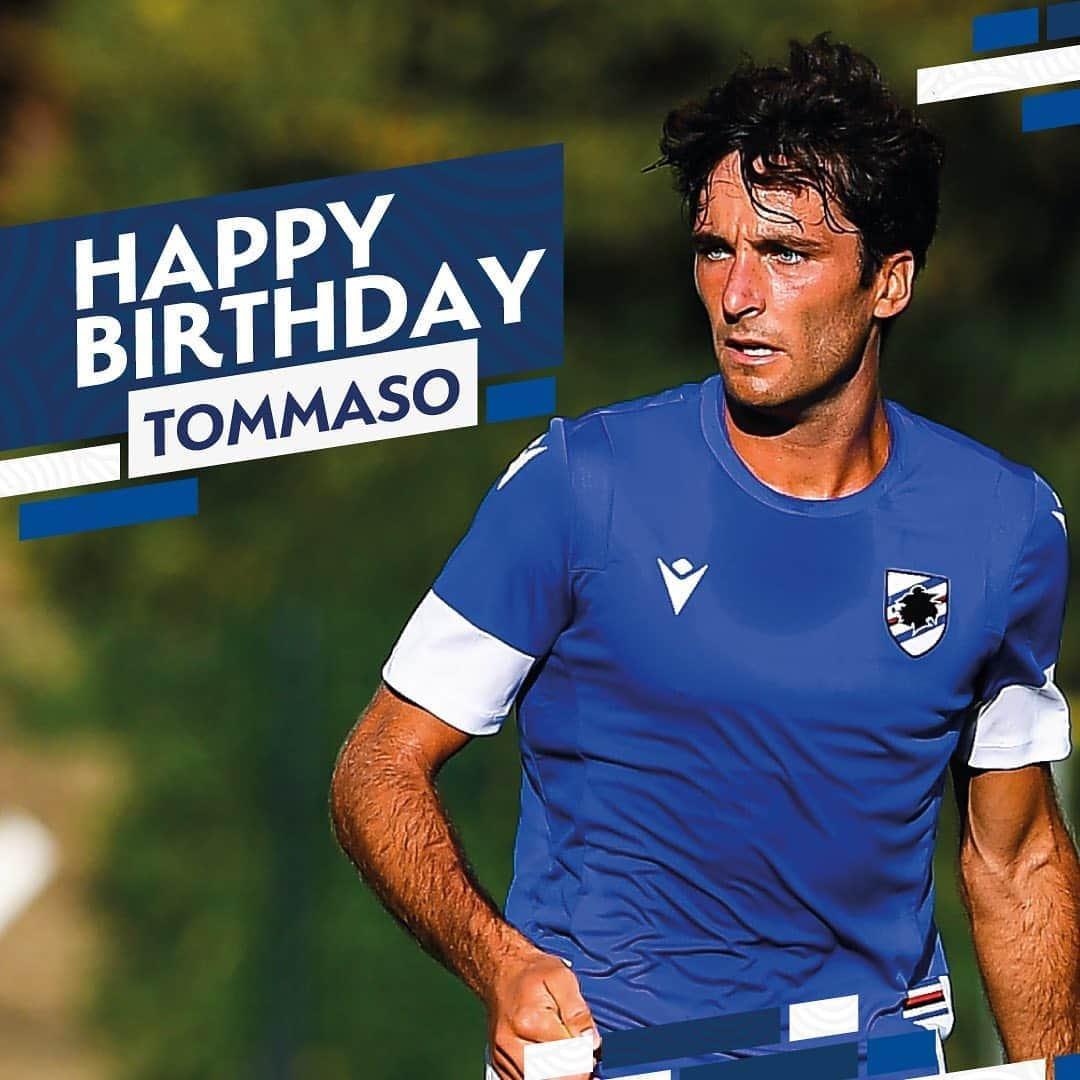 UCサンプドリアさんのインスタグラム写真 - (UCサンプドリアInstagram)「Buon compleanno al nostro #Augello! 🎂2️⃣6️⃣🎉」8月30日 14時38分 - sampdoria