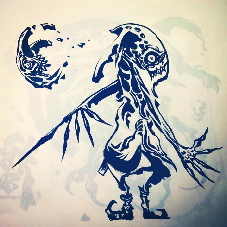雨宮慶太さんのインスタグラム写真 - (雨宮慶太Instagram)「天然ノ国ノ人  #dragon #monster  #sketch #creature #japan  #Asia  #doddle  #sketch #woman #fairy  #pencil #drawing #draw #art  #illustration  #keitaamemiya」8月30日 15時17分 - keitaamemiya