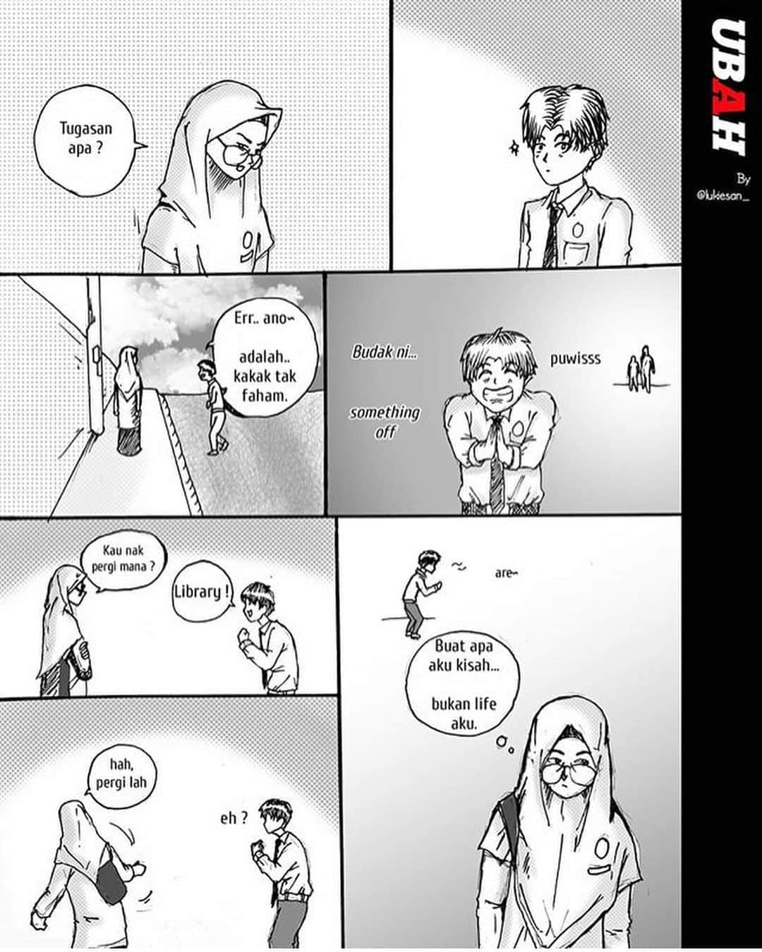 Koleksi Komik Malaysiaさんのインスタグラム写真 - (Koleksi Komik MalaysiaInstagram)「#Repost @lukiesan_ with @get_repost ・・・ UBAH Episode 3 Part 6 (Last part) Genre - kehidupan sekolah, romance, mystery • - Episode 3 Ends Here - • Share this newborn comic✨ • #artmalaysia #art #artist #newbie #newborn #sketching #inking #sketchink #malaysiaart #sakuramicron #pelukis #pelukismalaysia #malaysiaart #yati #izat #switch #comicpages #comic #comicmalaysia #ubahbylukiesan #ubah」8月30日 15時25分 - tokkmungg_exclusive