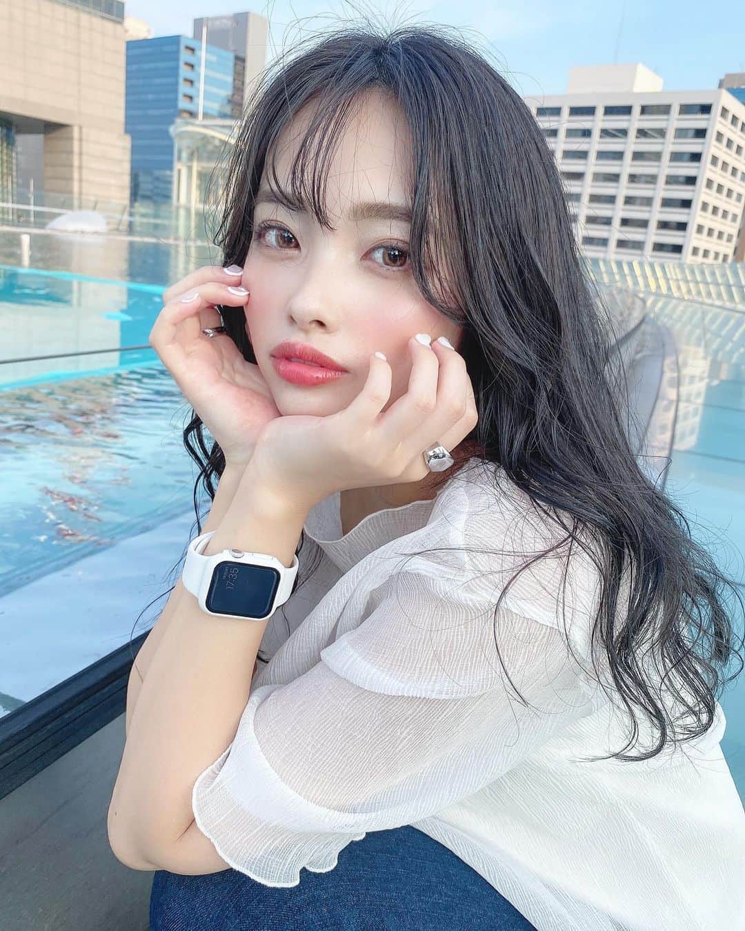 のインスタグラム：「﻿ ﻿ ﻿ ﻿ ﻿ ストーリーで大好評だった写真📸❤️﻿ ﻿ ﻿ ﻿ ﻿ ﻿ ﻿ ﻿ ﻿ #カトリナ#です　👄💭﻿ #サロモ#静岡#おしゃれさんと繋がりたい#サロンモデル#ポージング#撮影データ#2way前髪#ヘアカラー#カラコン#ヘアスタイル#アレンジモデル募集#美容院#夏コーデ#撮影依頼募集#fashion#make#コスメ#152cmコーデ#低身長#イエベ#ミディアムヘア﻿」