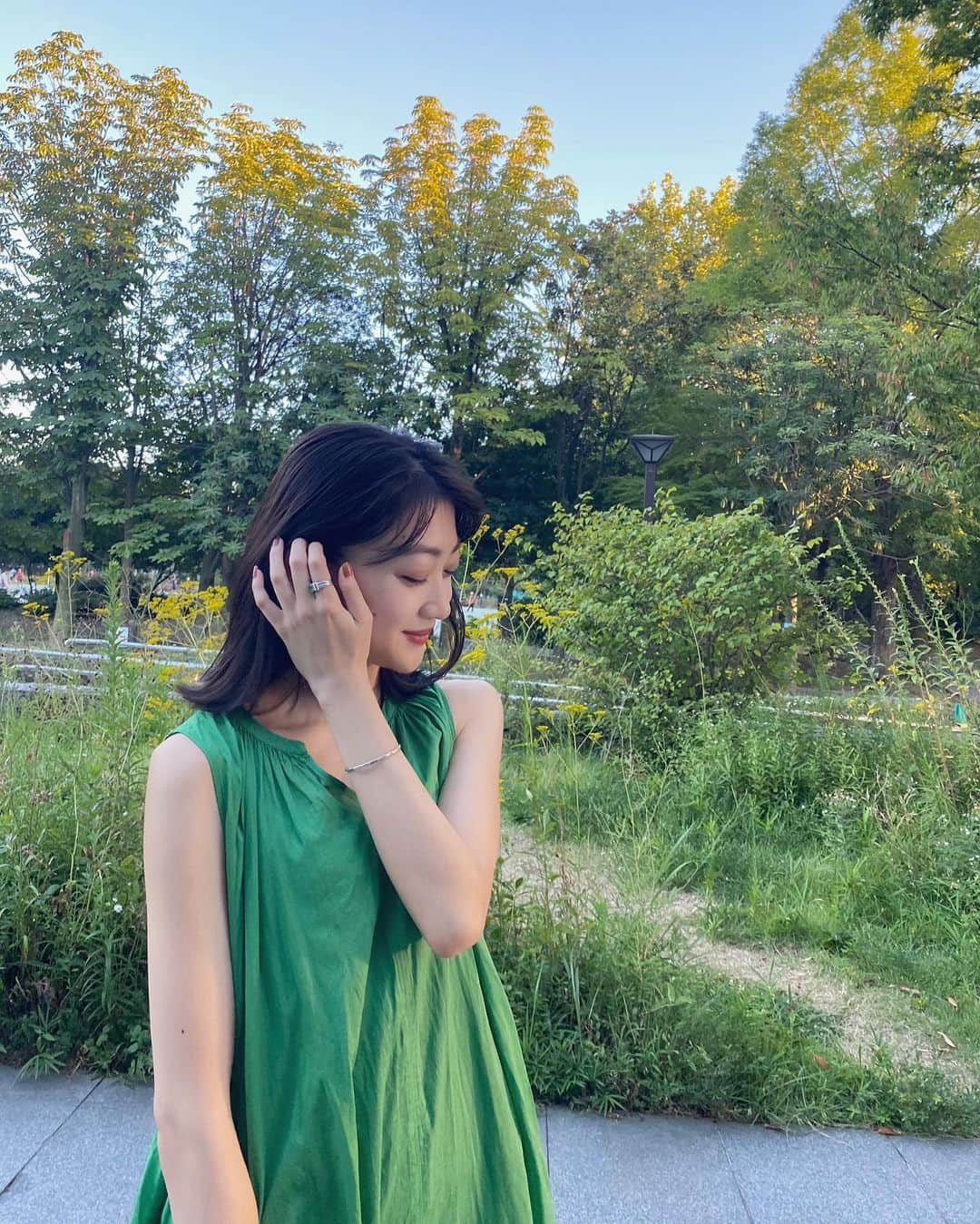 田辺かほさんのインスタグラム写真 - (田辺かほInstagram)「. . 毎日暑いからワンピース率高め😆👗 #かほでぃねーと 🍃」8月30日 16時33分 - kaho__tanabe