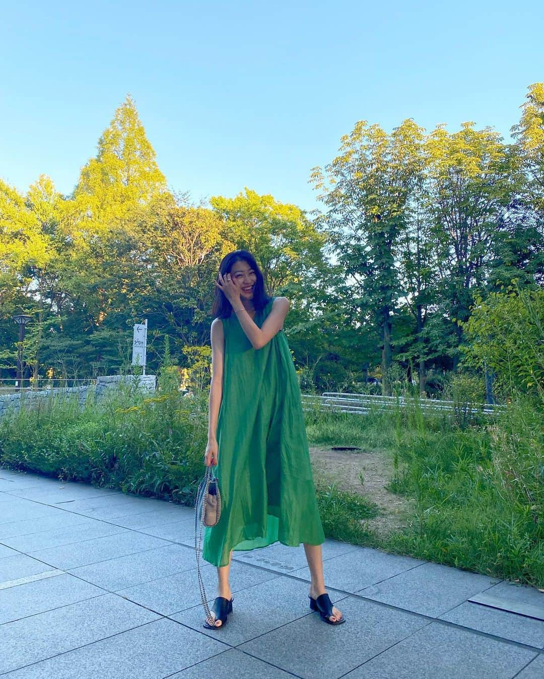 田辺かほさんのインスタグラム写真 - (田辺かほInstagram)「. . 毎日暑いからワンピース率高め😆👗 #かほでぃねーと 🍃」8月30日 16時33分 - kaho__tanabe