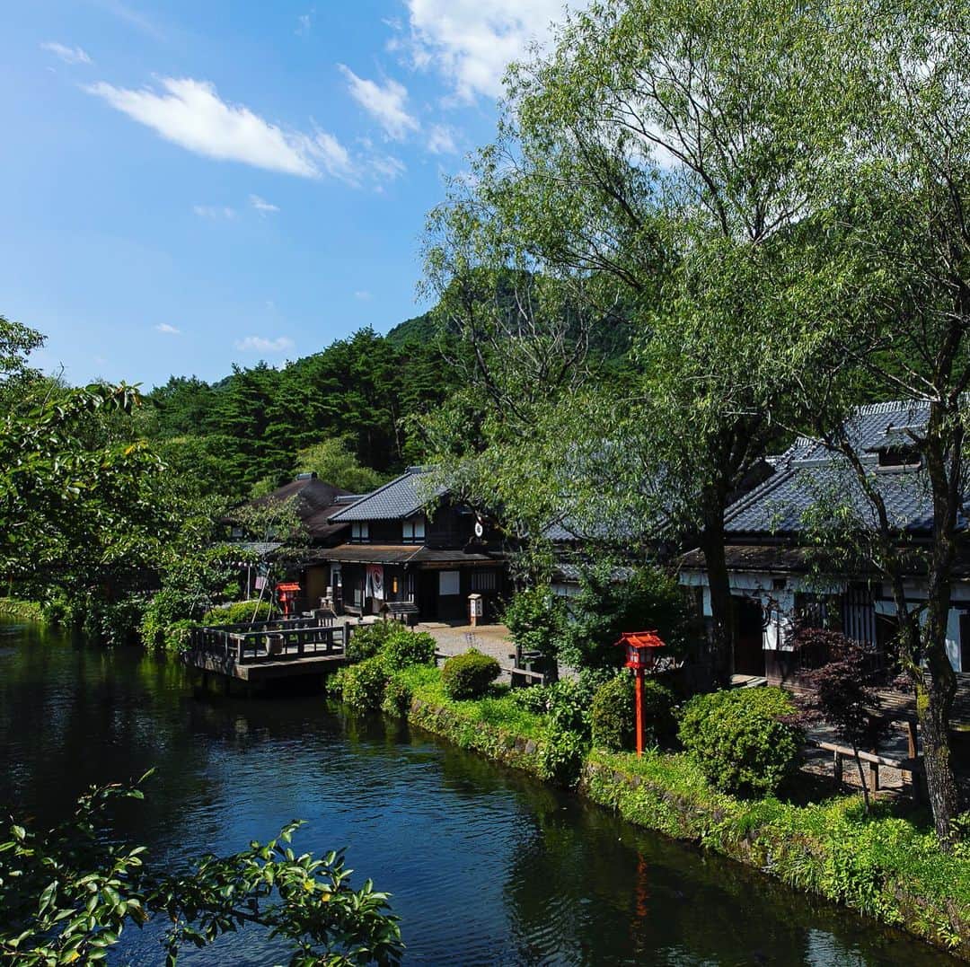 江戸ワンダーランド 日光江戸村のインスタグラム：「・ 水の都  lagoon city 夏の涼を楽しみましょう。 Let's enjoy the cool on summer. ・ ・ #edo #江戸の町並み #夏の江戸 #いざ江戸へドロン #edowonderland #江戸ワンダーランド日光江戸村」