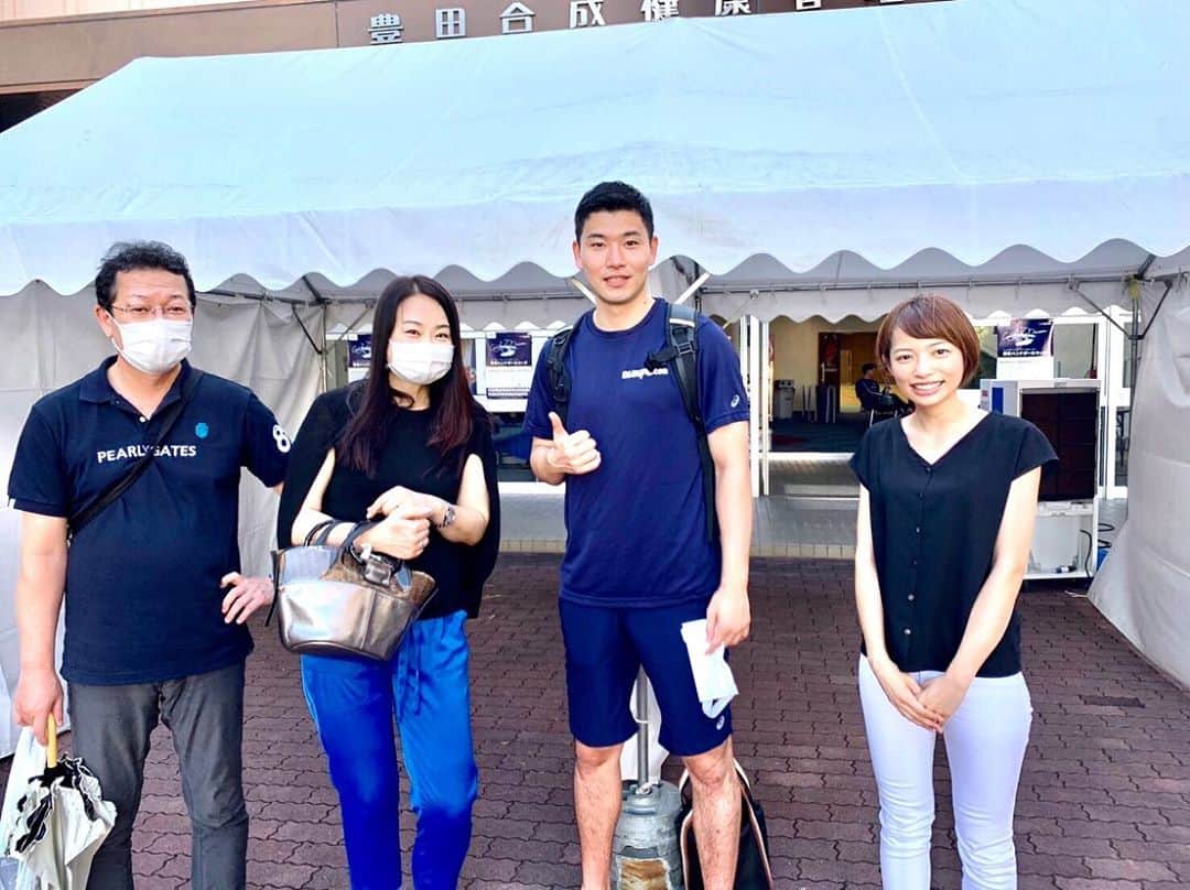 のインスタグラム：「. 明日31日(月)、中京テレビ 情報番組「キャッチ」のスポーツコーナー「月曜日のエール」に出演します！！ . お時間ある方是非見てください！！ ※16:30頃放送予定 . 中京テレビさん、阿部アナウンサー貴重な経験ありがとうございました！ . #ハンドボール #handball #中京テレビ  #実は元ハンドボーラー阿部アナ」