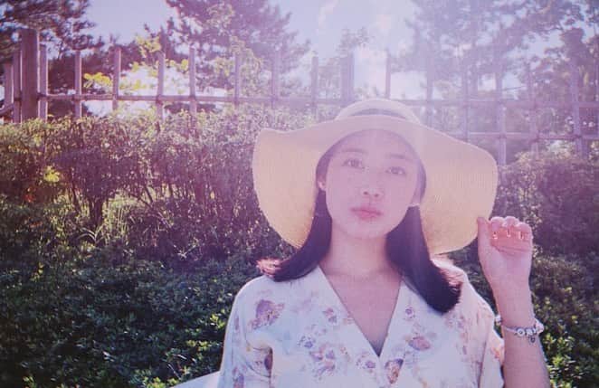 のインスタグラム：「👒🌞💛」