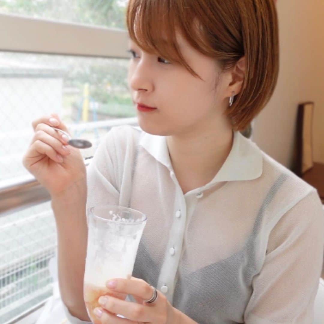 高山沙織さんのインスタグラム写真 - (高山沙織Instagram)「京橋の桃パフェ食べに行きました！！」8月30日 19時22分 - saotvos