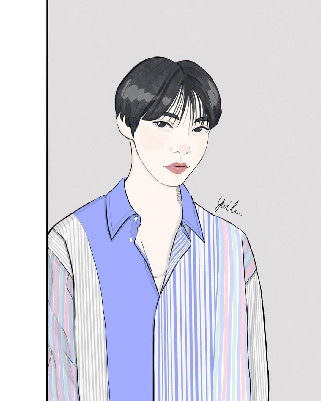 yurika_eyeさんのインスタグラム写真 - (yurika_eyeInstagram)「🐰💚  #Doyoung #도영 #ドヨン #NCT127 #NCT #NCTU #art #procreate #ipad #drawing #painting #illustration #nctfanart」8月30日 23時59分 - yurika_eye