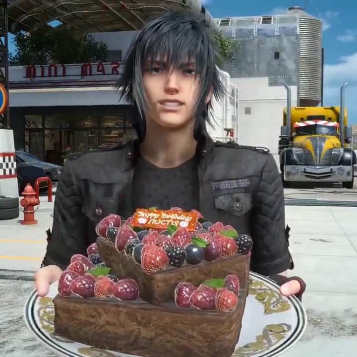 FINAL FANTASY XVのインスタグラム：「Happy birthday, your highness 🎂」