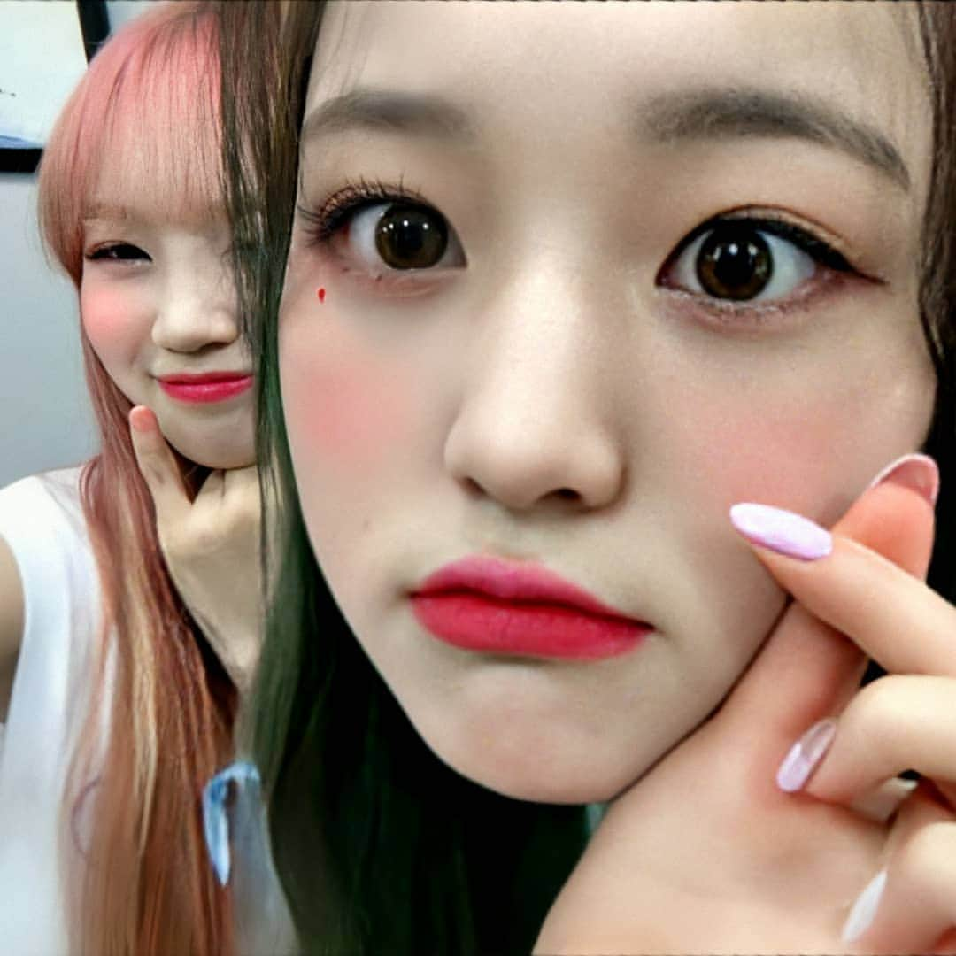 キム・チェウォンさんのインスタグラム写真 - (キム・チェウォンInstagram)「[🥀]ㅡ; happy sweet seventeen to our giant maknae Wonyoung! 🥺❤🥳 hope you to stay healthy and happy for the rest of this year! ❤❤ ㅡ 2000831 © owner #김채원 #채원 #아이즈원 #프로듀스48 #울림 #KIMCHAEWON #CHAEWON #IZONE」8月31日 0時02分 - kimchaewon.izone