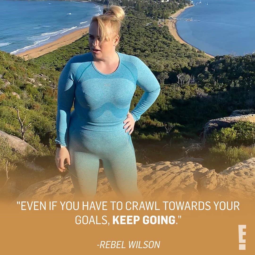 E! Onlineさんのインスタグラム写真 - (E! OnlineInstagram)「Rebel Wilson declared 2020 her "Year of Health," and has been busting her butt to shed pounds left and right. All the ways she's doing it—including her trainer's super doable tips—are at the link in our bio. (📷: Instagram)」8月31日 2時01分 - enews