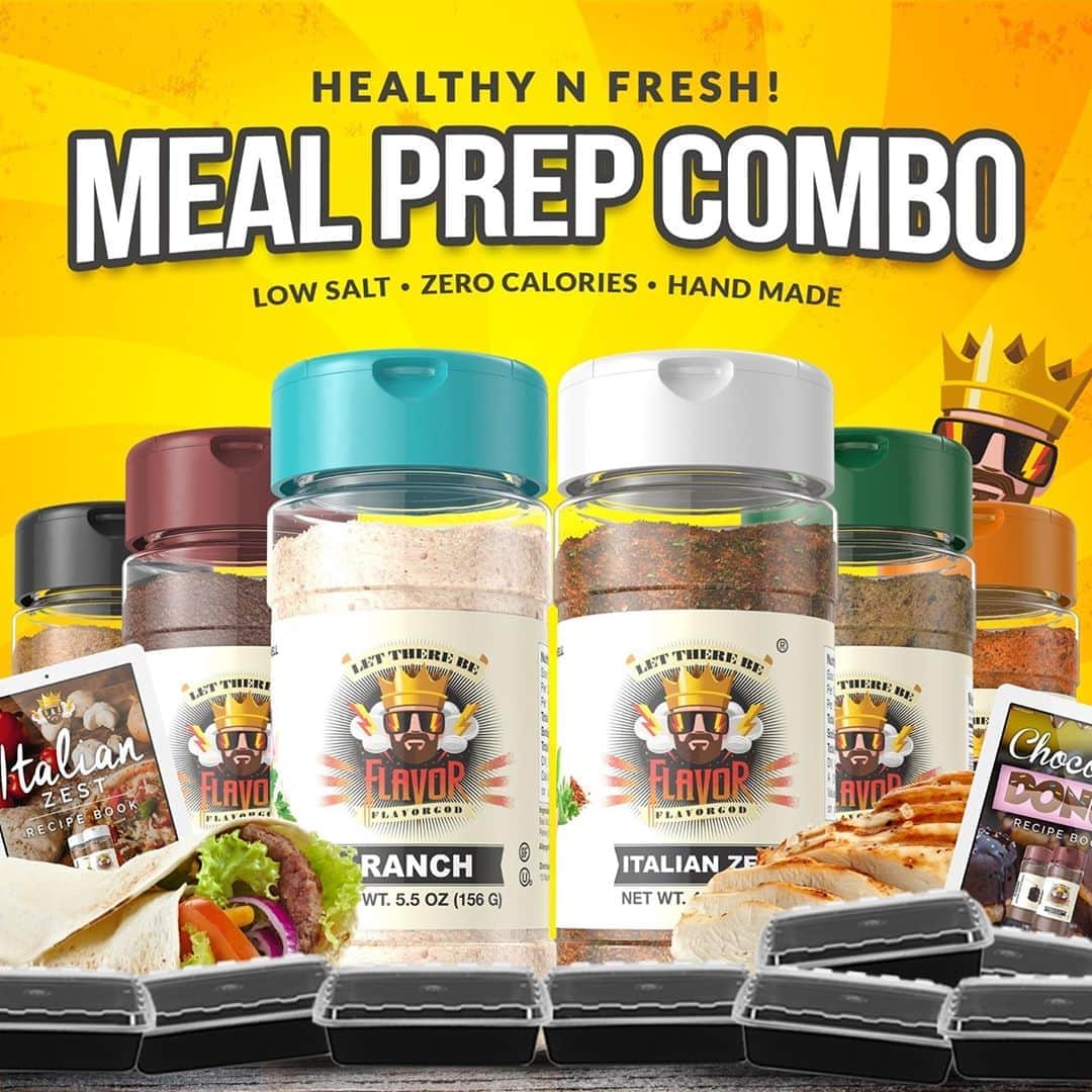 Flavorgod Seasoningsさんのインスタグラム写真 - (Flavorgod SeasoningsInstagram)「Meal preps can get boring week after week, why not make it fun again? Try our Meal Prep Combo pack!!⁠ -⁠ Add delicious flavors to your meals!⬇️⁠ Click link in the bio -> @flavorgod  www.flavorgod.com⁠ -⁠ Flavor God Seasonings are:⁠ ➡ZERO CALORIES PER SERVING⁠ ➡MADE FRESH⁠ ➡MADE LOCALLY IN US⁠ ➡FREE GIFTS AT CHECKOUT⁠ ➡GLUTEN FREE⁠ ➡#PALEO & #KETO FRIENDLY⁠ -⁠ #food #foodie #flavorgod #seasonings #glutenfree #mealprep #seasonings #breakfast #lunch #dinner #yummy #delicious #foodporn」8月31日 3時01分 - flavorgod