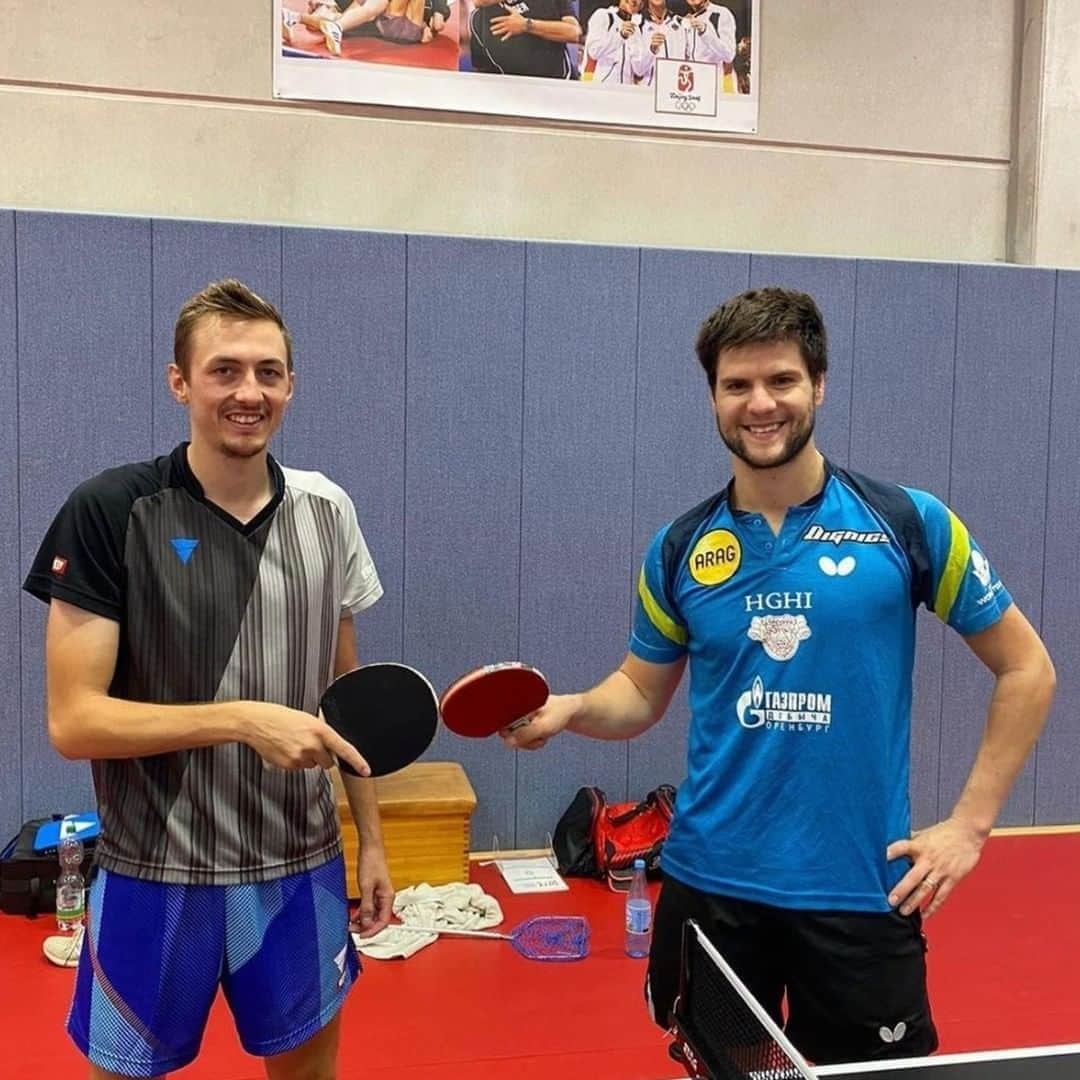 ITTF Worldさんのインスタグラム写真 - (ITTF WorldInstagram)「Dusseldorf office 🇩🇪🏓 #WeekendVibes . . . #Repost @dimaovtcharov  Great to team up with @liam_pitchford93  for some intense practice sessions 💪💪💪」8月31日 3時01分 - wtt