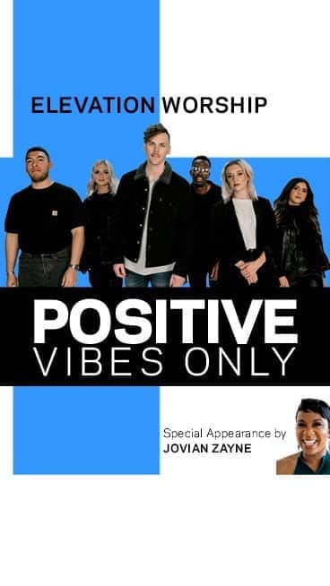 のインスタグラム：「Motivation, affirmation, and uplifting energy are at the core of our latest digital series #PositiveVibesOnly.   The premiere episode kicks off with founder of the @OnPurposeMovement and creator of the International Day of Purpose, @jovianzayne, and a special performance by GRAMMY-nominated group @elevationworship. 🎵」