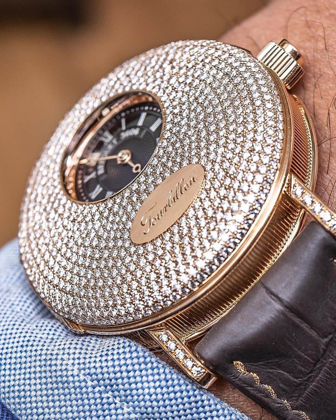 Daily Watchさんのインスタグラム写真 - (Daily WatchInstagram)「The Breguet Classique Grande Complication Tourbillon 1808. In 18-carat rose gold set with 706 diamonds of approx 4.70 cts 💎 Photo by @bilal.khan.a」8月31日 4時28分 - dailywatch