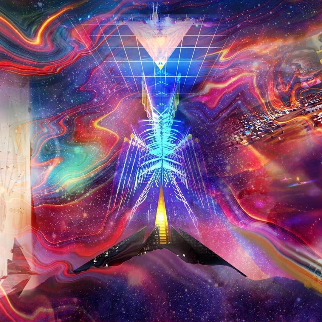 DJ Yummyのインスタグラム：「バーニングマン開幕したよ。Finally, Burning man2020 gate open🔥🔥🔥自分は割とリアル派だけど、なんやかんや三日前くらいから積極的に巻き込まれております。本国スタッフやシステムメーカーさん、日本リージョナルの皆様本当に連日ご苦労様です、敬礼❗️すでに爆笑案件続出でらしさ全開❗️壮大な社会実験が目撃できそうなので、全く追わないのももったいない気がしてまいりました。拙twitter(DJ_YUMMY)に今年の参加方法まとめリンク共有中。今年も10プリンシパルを頭の片隅に一緒に楽しんで参りましょう😍 #burningman#burningman2020#multiverse#バーニングマン#フェスじゃないよ」