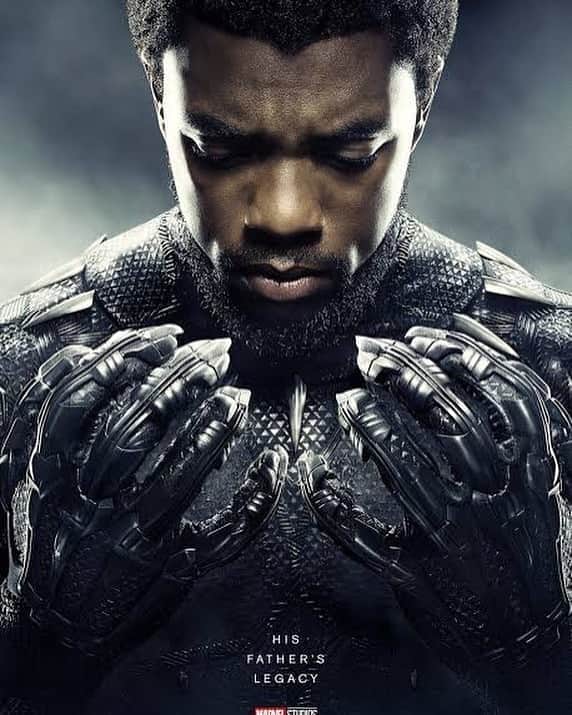 トニー・ジャーのインスタグラム：「RIP... Chadwick Boseman. 🖤🖤🖤 WAKANDA FOREVER.」
