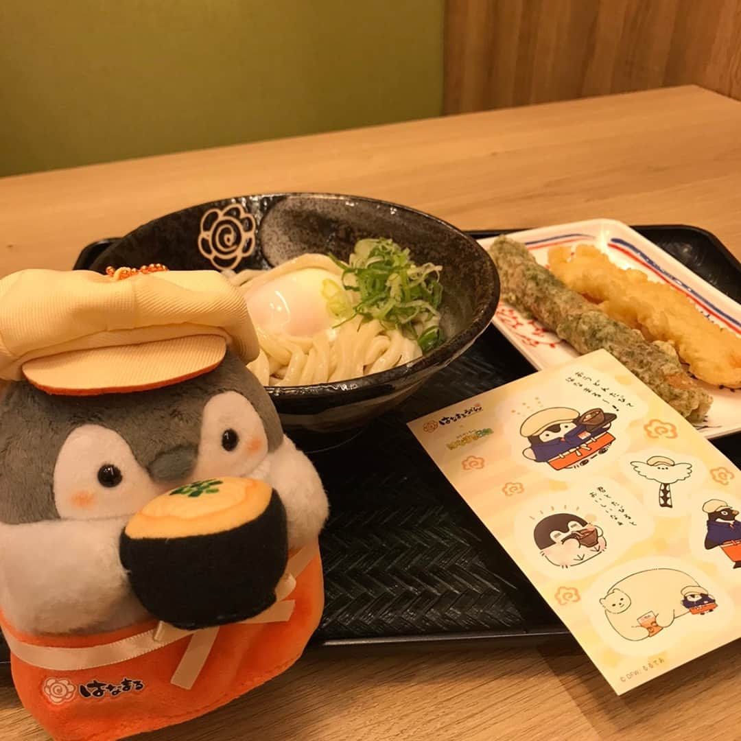 はなまるうどんのインスタグラム：「コウペンちゃん「はなまる日和」コラボキャンペーンは今日までですよー🍀  オススメはコウペンちゃん描き下ろしシール付コラボセット♪ おうどんたびてはなまる～😀  #コウペンちゃん #はなまる日和 #はなまるうどん」