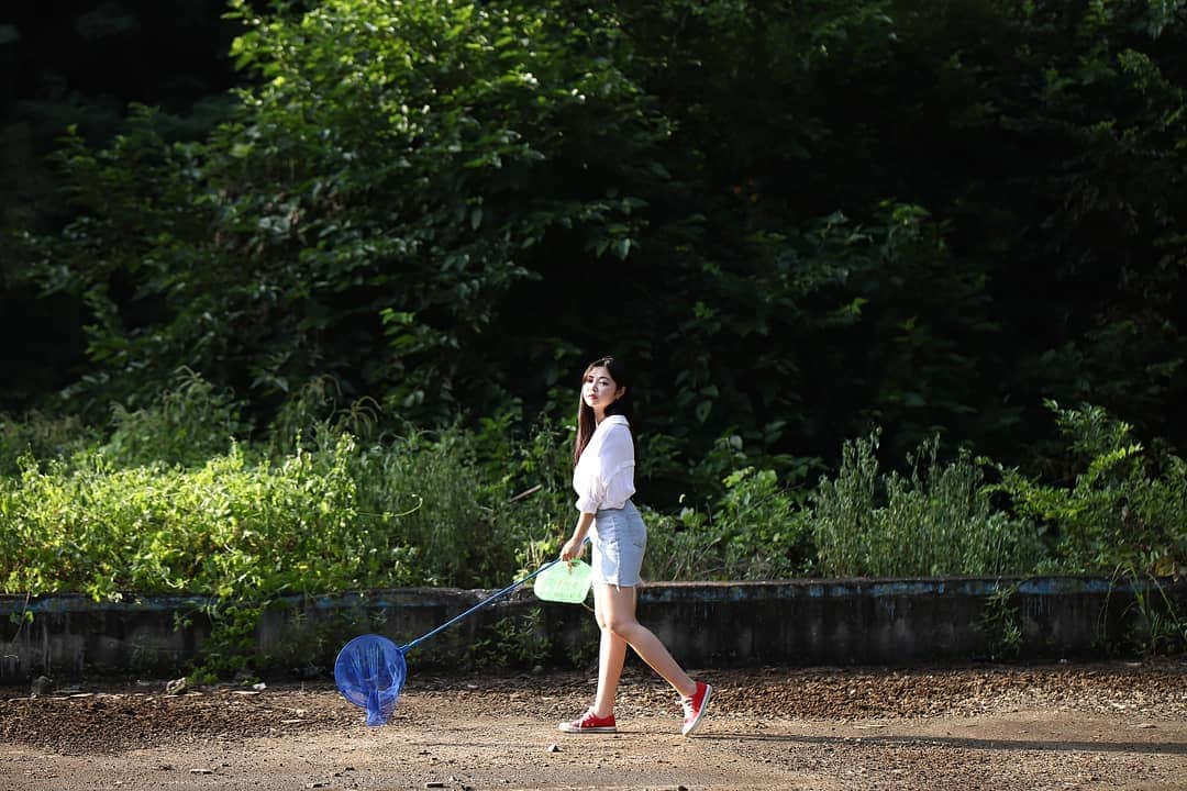 Photographer_善甫(선보)さんのインスタグラム写真 - (Photographer_善甫(선보)Instagram)「소녀와 여름방학... 🌈」8月31日 12時31分 - sunbostyle