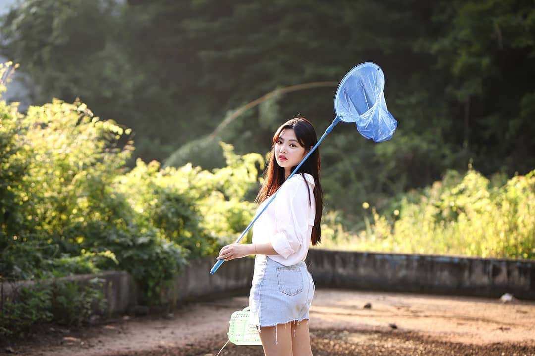 Photographer_善甫(선보)さんのインスタグラム写真 - (Photographer_善甫(선보)Instagram)「소녀와 여름방학... 🌈」8月31日 12時31分 - sunbostyle