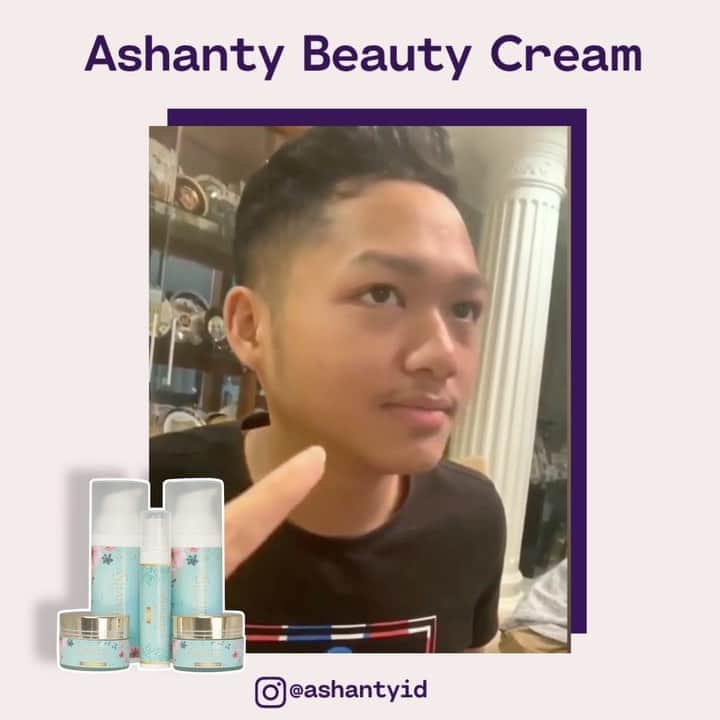 のインスタグラム：「Tidak hanya wanita, laki - laki juga bisa loh menggunakan Acne Cream series by Ashanty. Jerawat hilang seketika dengan menggunakan Acne Cream dan pastinya wajah juga semakinterlihat lebih fresh, cerah , komedo hilang dan pori - pori mengecil. Yuk buat kamu yang punya masalah kulit wajah seperti kusam, berminyak, komedo, berjerawat dan pori - pori besar kamu bisa atasi dengan rutin menggunakan Ashanty Beauty Cream Series 💙✨  ______________________________ Informasi dan pemesanan  Ashanty Beauty Cream  WA: 081287388885 WA: 081293823950 WA: 087778489900 WaA: 085781140354 ⚡️ Fast Respons Click Link On Bio Instagram @ashantyid ❣️ ______________________________ #ashantybeautycream #creamashanty #skincareashanty #skincare #skincareartis #skincarelokal #creamwajah #creamperawatanwajah #obatjerawat #jerawat #kosmetik #krimwajah #creamwajah #whiteningcream #ashantyid #ashanty #ahha #kepastian #aurelhermansyah」