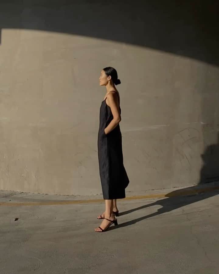 Club Monacoのインスタグラム：「Float effortlessly down the street without a care in the world (or, at least pretend to) in the mid-length jumpsuit. @andyheart」