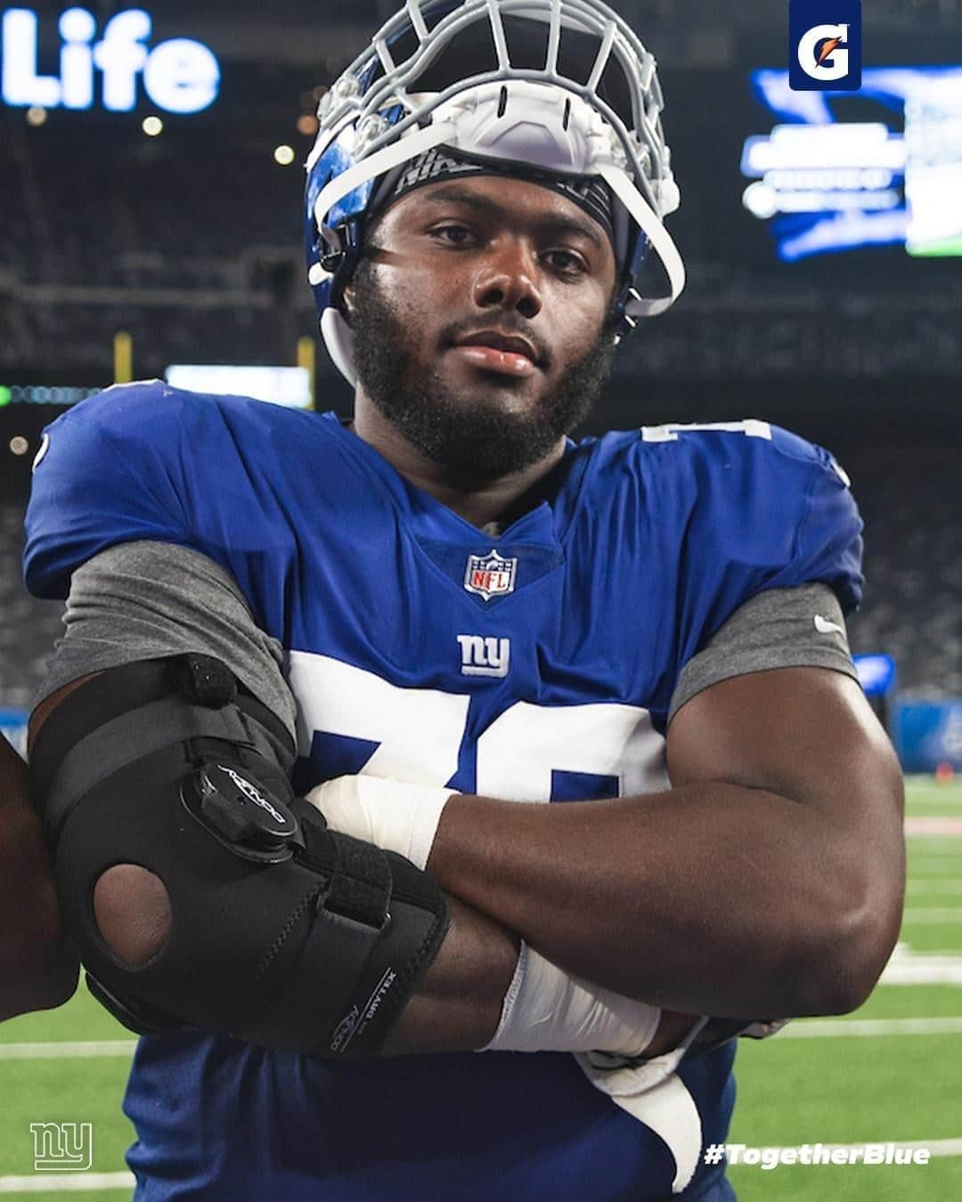 New York Giantsさんのインスタグラム写真 - (New York GiantsInstagram)「1 week closer to his NFL debut 🙌⁣ #MondayMotivation @gatorade」9月1日 2時02分 - nygiants