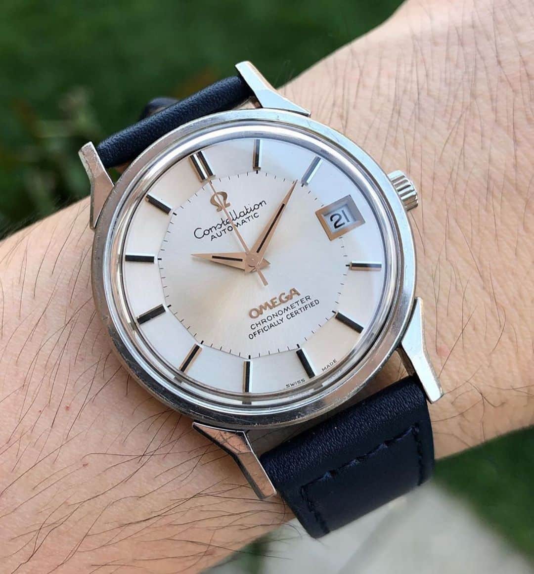 WATCHMANIAさんのインスタグラム写真 - (WATCHMANIAInstagram)「Omega Constellation Pie Pan from 1970s, always fan of these but never found a good example.  @omega_enthusiast  #omega #vintageomega #omegaconstellation #omegapiepan #omegapiepanconstellation #horology #swisswatch #watchmania」8月31日 17時46分 - watchmania