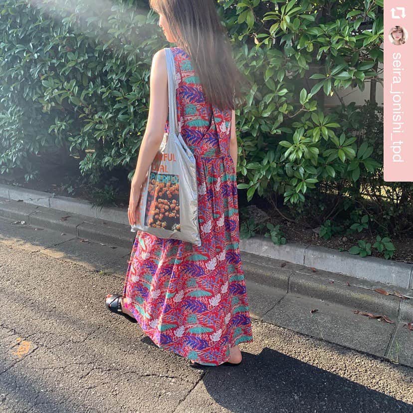 のインスタグラム：「Thank you 🌺🌟﻿ #repost @seira_jonishi_tpd ﻿ ❣️﻿ ワンピース　　　@milkfedjp ﻿ バック  @casselini_official﻿  #milkfed #milkfedjp﻿ #ミルクフェド #ガーリーストリート﻿ #上西星来 #東京パフォーマンスドール」