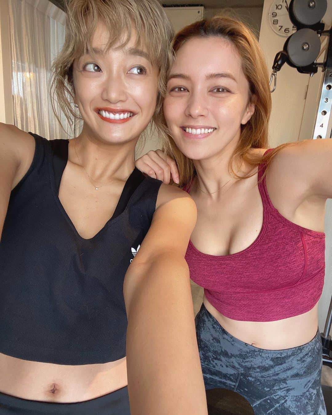 ステファニーのインスタグラム：「💪🔥 先日のトレーニング！ 運動してから伊勢丹にいくルーティーンになってるw 楽しかったね♡」