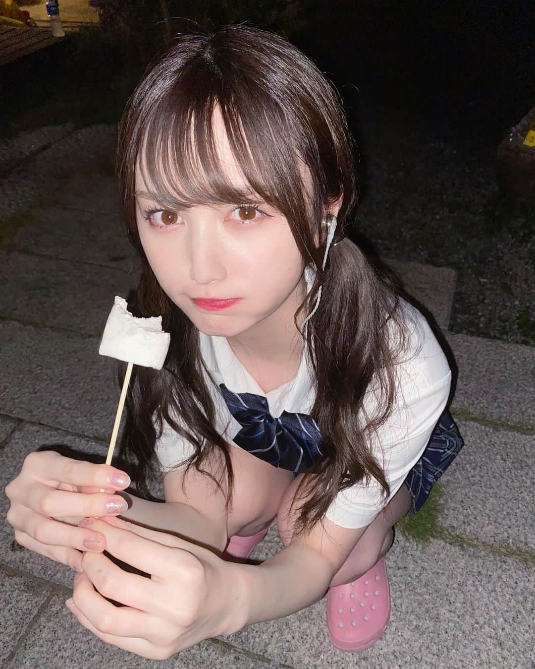 山本望叶さんのインスタグラム写真 - (山本望叶Instagram)「😋  #制服 #ツインテール」8月31日 20時18分 - mikana.yamamoto