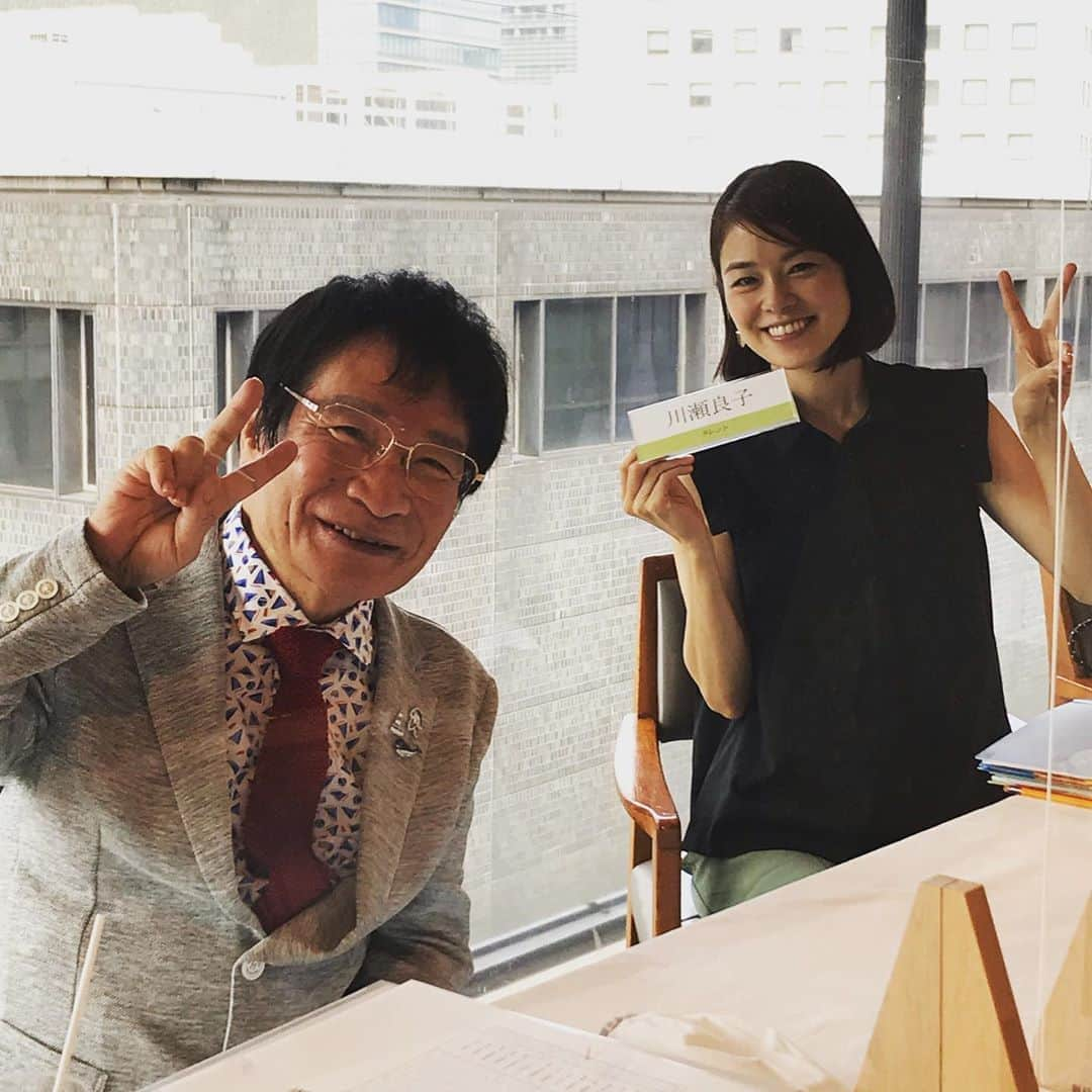 尾木直樹さんのインスタグラム写真 - (尾木直樹Instagram)「タレントの川瀬良子さんと１年ぶりに毎日新聞社で「農業アクション大賞」関連の集まりでご一緒^o^アクリル板通してツーショット - #毎日新聞#JA #川瀬良子 さん#農業アクション大賞 #審査会 #アクリル板#尾木ママ」8月31日 20時42分 - oginaoki_ogimama