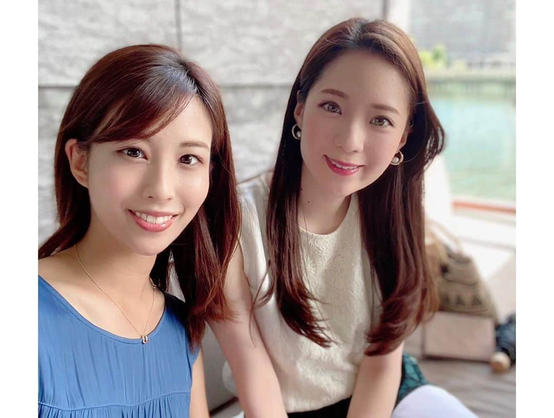 森田真理華さんのインスタグラム写真 - (森田真理華Instagram)「今日で8月も最後だー🌱まだまだ暑いけど頑張っていたこともあって、充実した一瞬の8月でした🍧皆さんどんな夏休みを過ごしましたか？☺️ . 先日姉と相変わらず美しい色紙姉妹とランチに行きました✨学生時代からお世話になってるので久しぶりに集まれてすごく嬉しくて癒されました🤤💕. . みんなに会いたいです💕. . . #ランチ#パレスホテル #色紙姉妹#美しい#姉妹 #私の知ってる姉妹で一番美しい#sisters#8月」8月31日 21時36分 - marika__morita