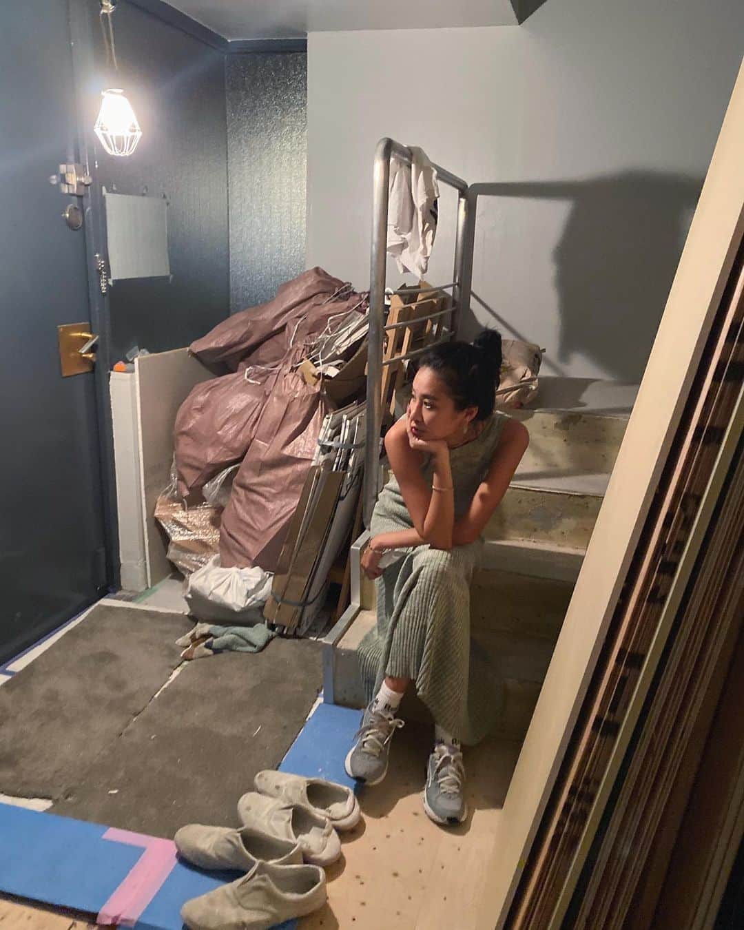 Juriさんのインスタグラム写真 - (JuriInstagram)「内装工事中の新居を見にくること　 最近の楽しみ🏠　#chonshouse」8月31日 21時31分 - juritakiguchi