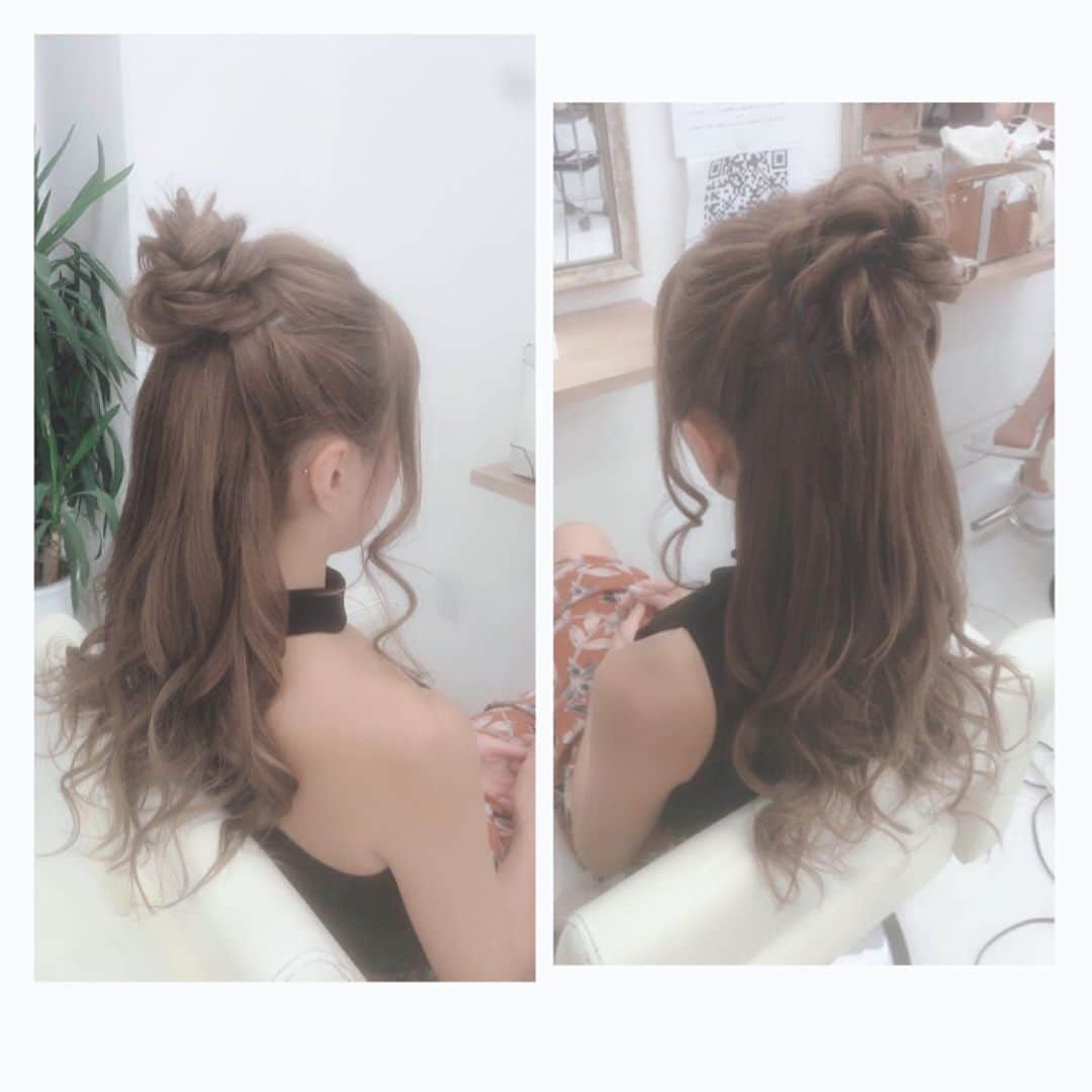のインスタグラム：「かわいかったヘアメイク❤️ これすき😎 店長ありがとーう☺️  .  #千葉富士見キャバ嬢#千葉富士見町キャバ嬢#千葉富士見キャバクラ#arドレス#ジュエルズドレス#コロナに負けるな#コロナに負けるな日本#オンラインキャバクラ#zoom#ファッション好きな人と繋がりたい#ヘアメイク#お家スタイル#息してる？#followｍe4 #follow4like#followtrain#水着イベント」