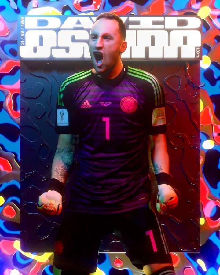 サッカー コロンビア代表チームのインスタグラム：「¡Felices 3️⃣2️⃣ @d_ospina1 !  Gracias por defender con tanta entrega el arco de nuestra Selección 🥅   ¡Esperamos que sean muchos más años atajando goles con la tricolor! 🇨🇴🥳  Un abrazo a nuestro #️⃣1️⃣ 🧤」