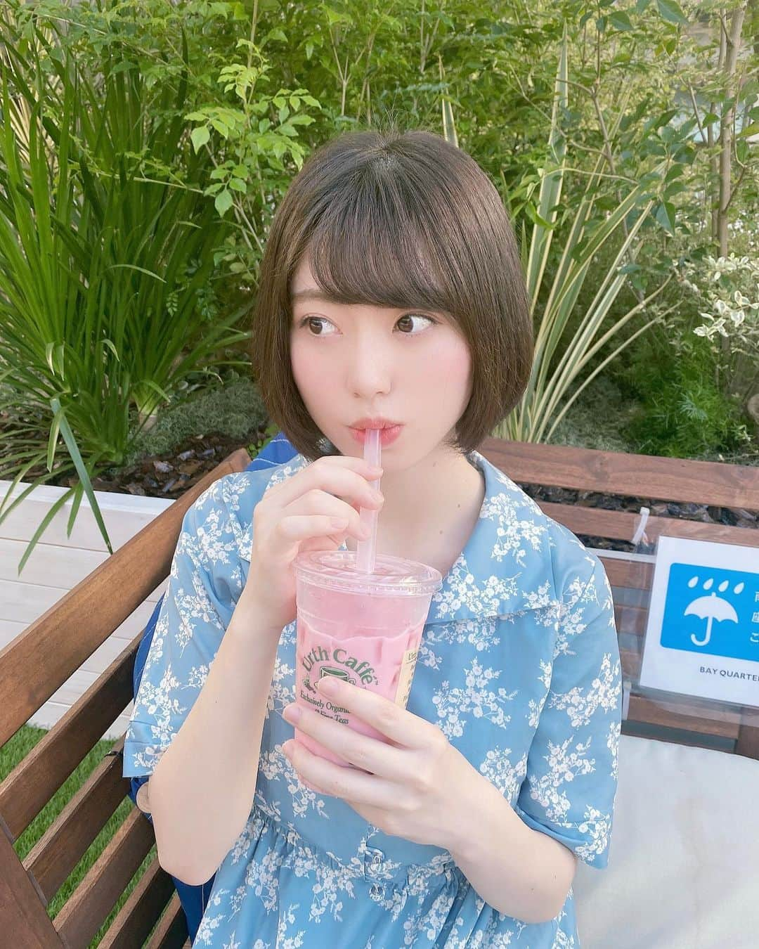 星名あゆみさんのインスタグラム写真 - (星名あゆみInstagram)「0カロリー理論🌸🌸🌸﻿ ﻿ ﻿ ﻿  #followｍe #selfie #me #photography #photooftheday #fff #ワンピース #ootd #데일리 #셀스타그램 #被写体 #写真 #ボブ #tiktok ﻿#as_archive #fff #ミスid #ミスid2021 #古着 #フィント #古着女子 #japanesegirl#フィントコーデ #fint #タピオカ」8月31日 22時35分 - hoshina_ayumi