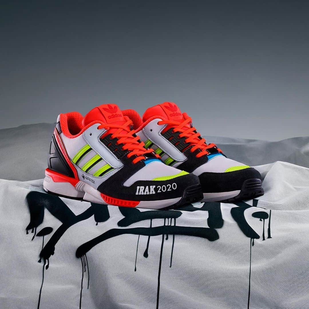 adidas Originalsさんのインスタグラム写真 - (adidas OriginalsInstagram)「IRAK, a homage to adidas Originals and @IRAKNYC’s collaborations in 2007 and 2008 which saw the NYC collective bring bold color-blocking to the RMX EQT Support Runner. Both pairs take inspiration from their 2007 and 2008 predecessors and are composed of GORE-TEX uppers. Both shoes launch September 4th, with the first available at adidas.com/A-ZX and exclusively on Confirmed in the US, the second available exclusively at Consortium stores. #AtoZX #adidasZX」8月31日 22時47分 - adidasoriginals