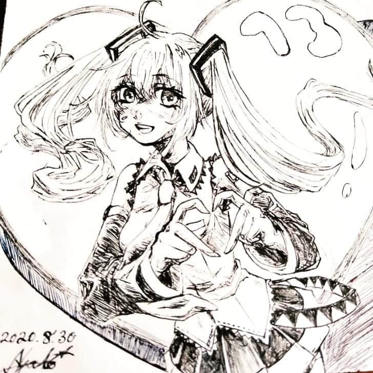 渡辺彩乃さんのインスタグラム写真 渡辺彩乃instagram ミクちゃんたんおめ