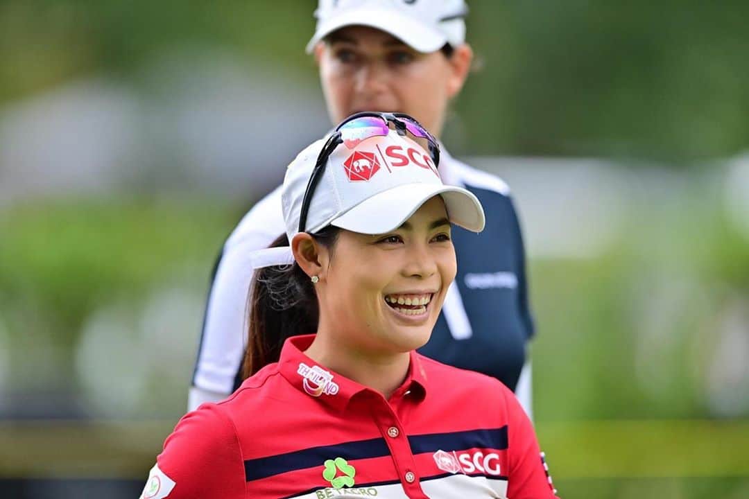 モリヤ・ジュタヌガーンのインスタグラム：「Thanks to @nwachampionship all the sponsors, staff and volunteers. Another fun week..!! Congrats to @austinernst92 for winning. #momoriya #teamjutanugarn #SCG #Betagro #AmazingThailand #SiamPiwat #KBank #JDX #COTTO」