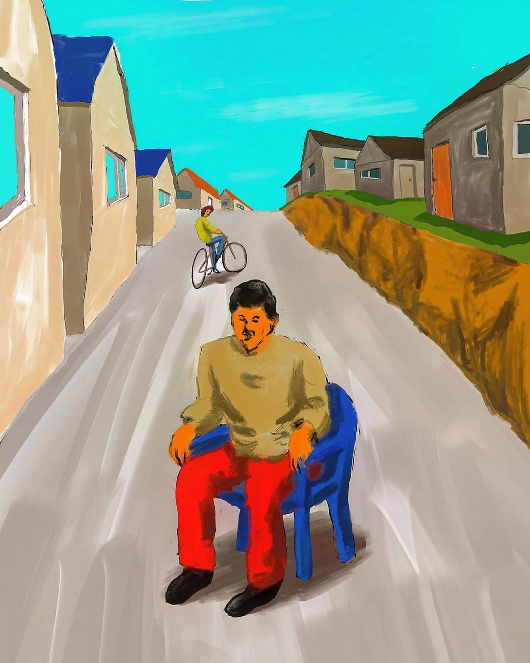 浅野忠信のインスタグラム：「#digitalpainting」