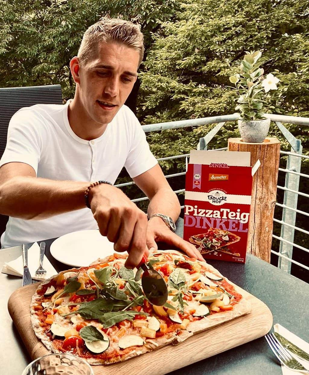 ニルス・ペテルセンさんのインスタグラム写真 - (ニルス・ペテルセンInstagram)「#lieblingspizza #bauckhofmuehle #NP18 // Anzeige」9月1日 0時35分 - nils_petersen18