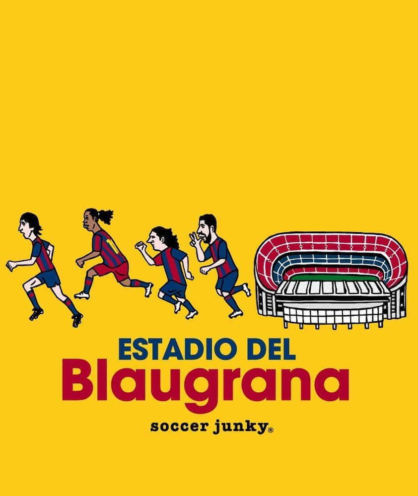 I_am_soccerjunkyさんのインスタグラム写真 - (I_am_soccerjunkyInstagram)「2020FW collection. Blaugrana Jerry×soccerjunky  . . #futbol  #españa #lariga  #deliciousfootballlife」9月1日 10時28分 - soccerjunky_official