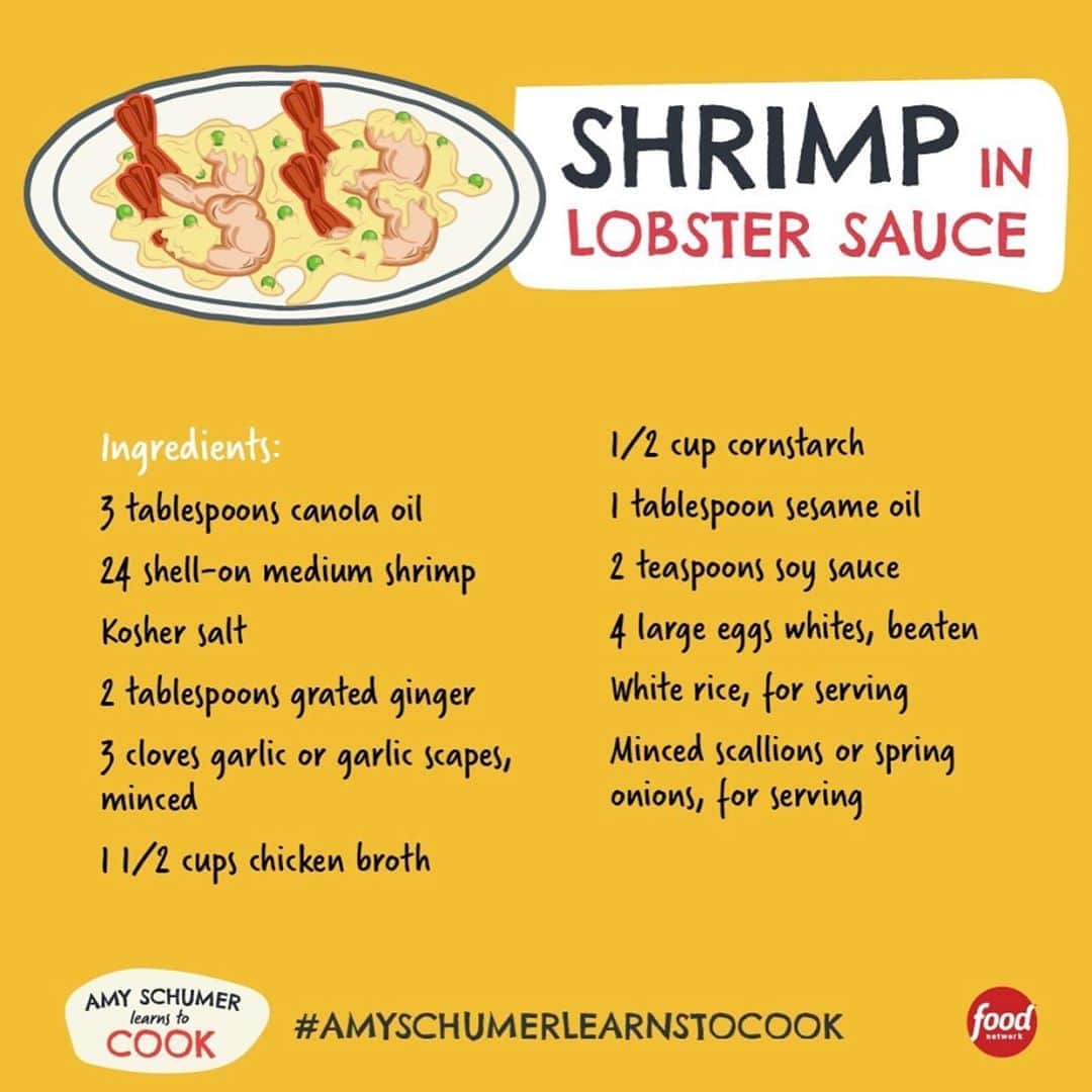 エイミー・シューマーさんのインスタグラム写真 - (エイミー・シューマーInstagram)「Gazpacho & Shrimp in Lobster Sauce! @foodnetwork #amyschumerlearnstocook」9月1日 11時26分 - amyschumer