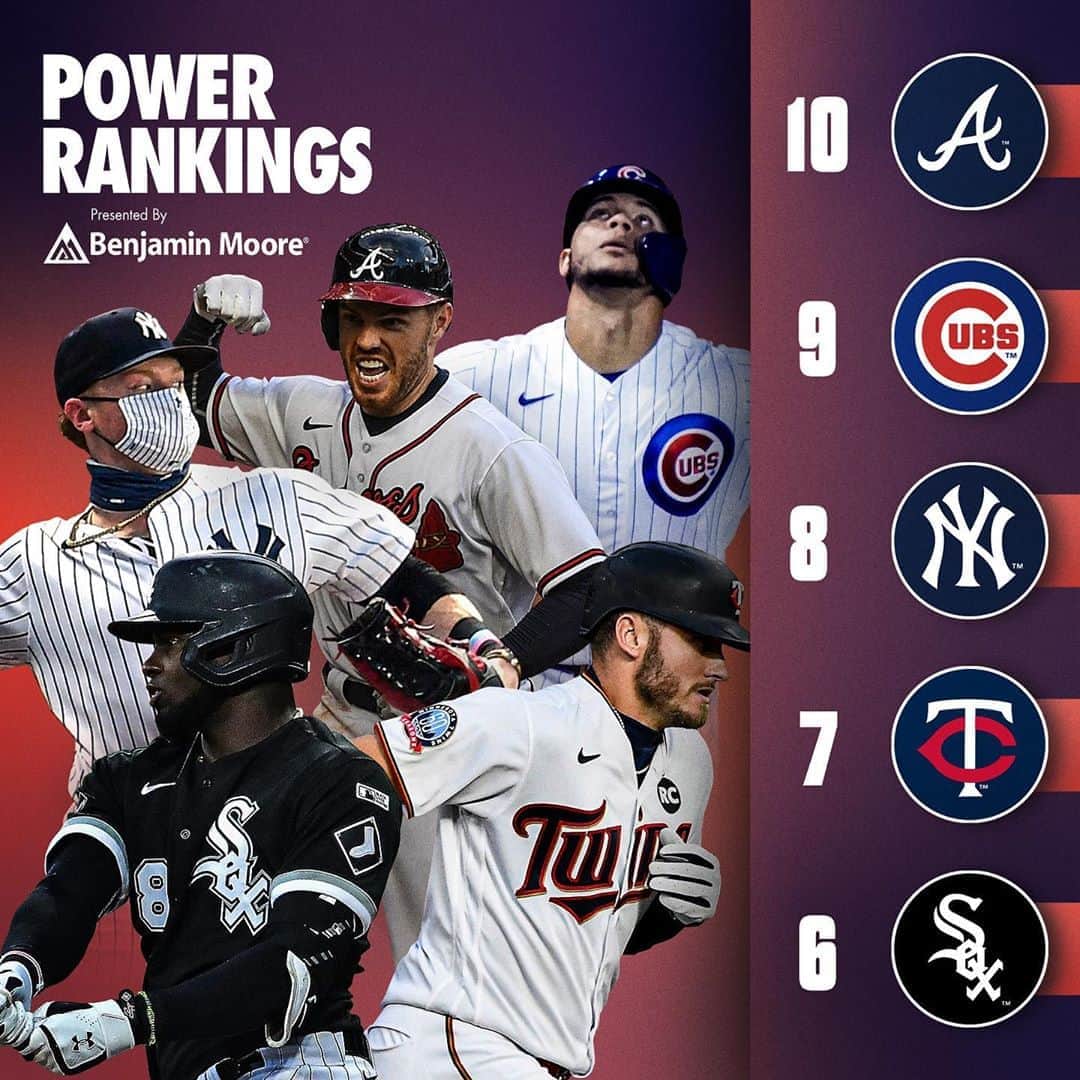 MLBさんのインスタグラム写真 - (MLBInstagram)「Four weeks left! Here’s the top 10.」9月1日 2時46分 - mlb