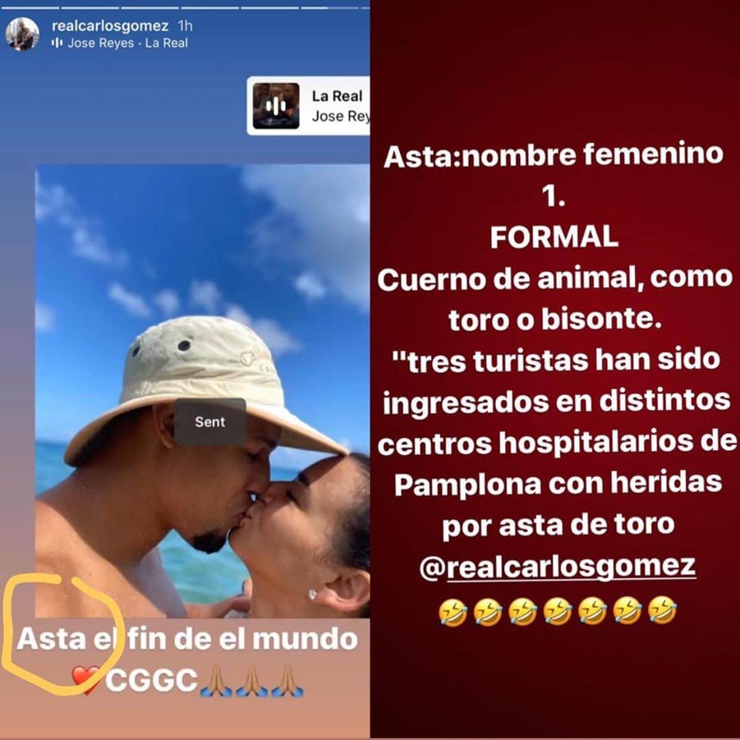 ホセ・レイエスのインスタグラム：「Asta María  De la Cruz así también se llama mi prima🤦🏿‍♂️」