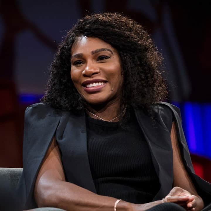TED Talksのインスタグラム：「"The only reason I am who I am is because of my losses, and some of them are extremely painful," says tennis superstar Serena Williams. "But I wouldn't take any of them away." In a candid TED conversation with Gayle King, Williams spoke about finding love, playing against her sister, and why hard work, not talent, is what got her to where she is today. Watch their full discussion at the link in our bio. ⁠ ⁠ [Image: Ryan Lash/TED]」