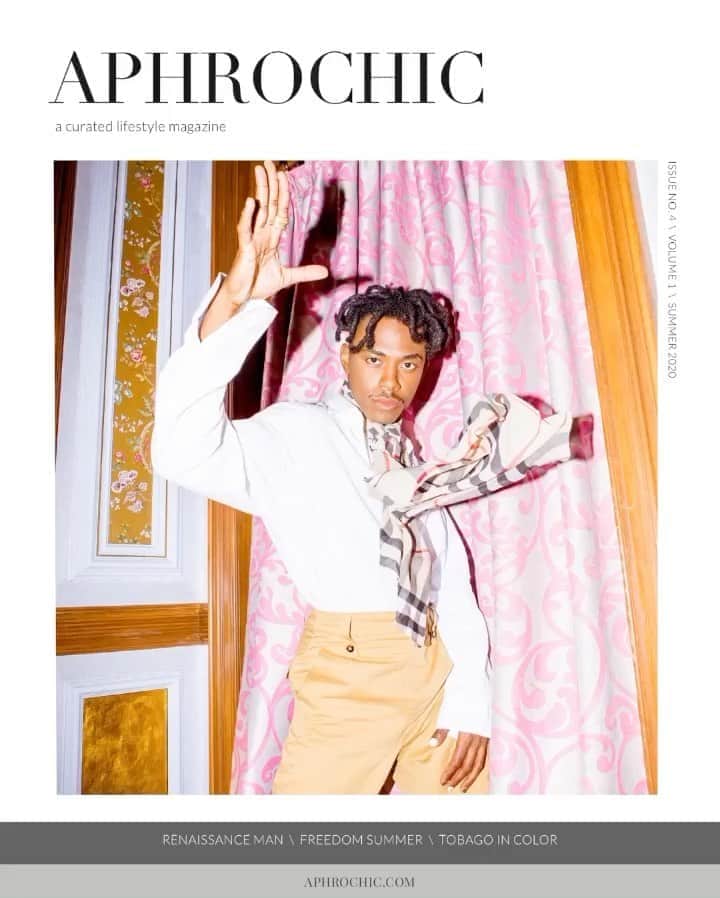 のインスタグラム：「Each issue of @AphroChic Magazine is a celebration of Black culture. We recently wrapped our fourth issue, featuring cover star @sonofasouthernchef. 📷 @anishaspice」
