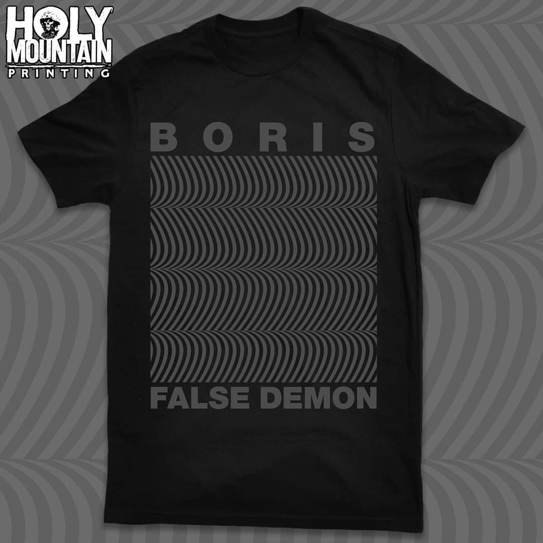 BORISさんのインスタグラム写真 - (BORISInstagram)「Back in stock! Our online merchandise USA store @holymountainprinting   False Demon T-shirt Akuma no Uta T-shirt/Hoody/Patch  Please check!」9月1日 4時18分 - borisdronevil