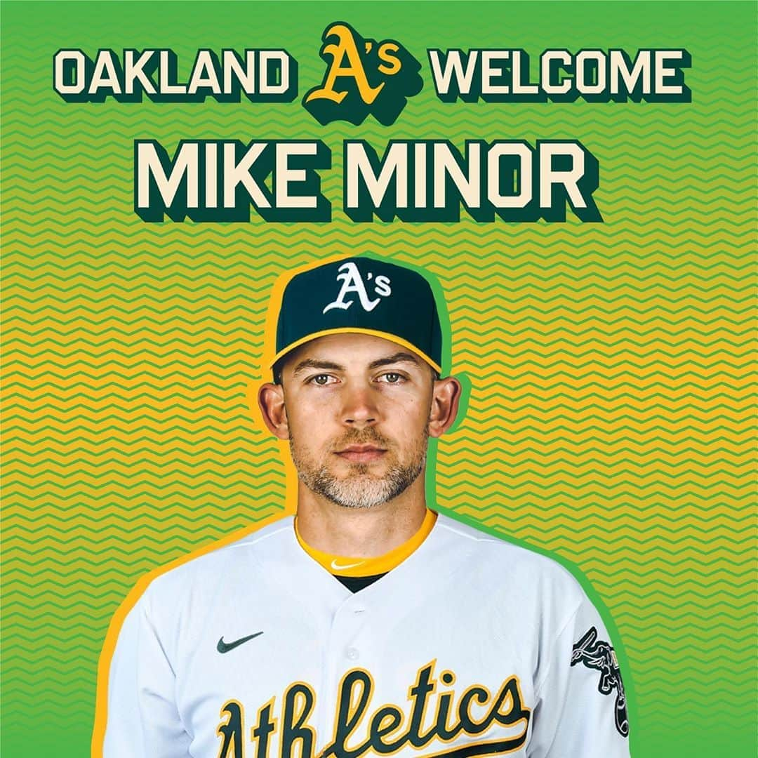 オークランド・アスレチックスさんのインスタグラム写真 - (オークランド・アスレチックスInstagram)「Another lefty arm in the East Bay.  We've acquired left-handed pitcher Mike Minor and cash considerations from the Texas Rangers for two players to be named later and international slot money.  #RootedInOakland」9月1日 4時25分 - athletics