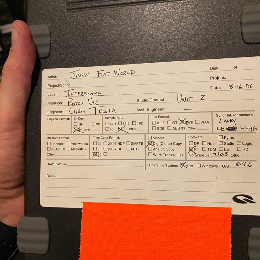 ジム・アドキンスのインスタグラム：「Look at this pro labeling by @goom. Chris is a pro to the max. I still reference his recall notes setting up things from our CTL sessions.」